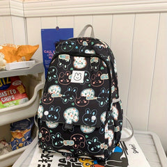 Kids Rabbit Printed Backpack Lightweight Casual School Bag