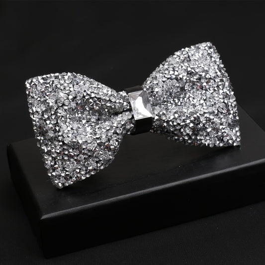 Crystal Bow Tie Gypsophila Rhinestone Men's Banquet Bow Tie