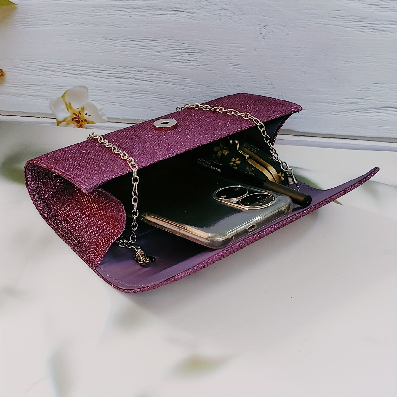 Glitter Banquet Bag Classic Evening Clutch