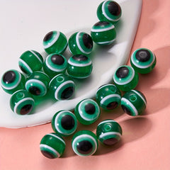 10pcs Devil's Eye Beads for DIY Earrings Bracelet Necklace