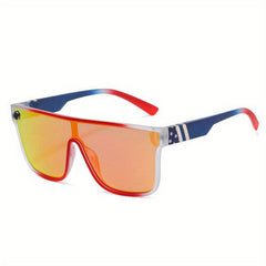 Square Frame Polarized Sunglasses Men's Unisex UV Protection