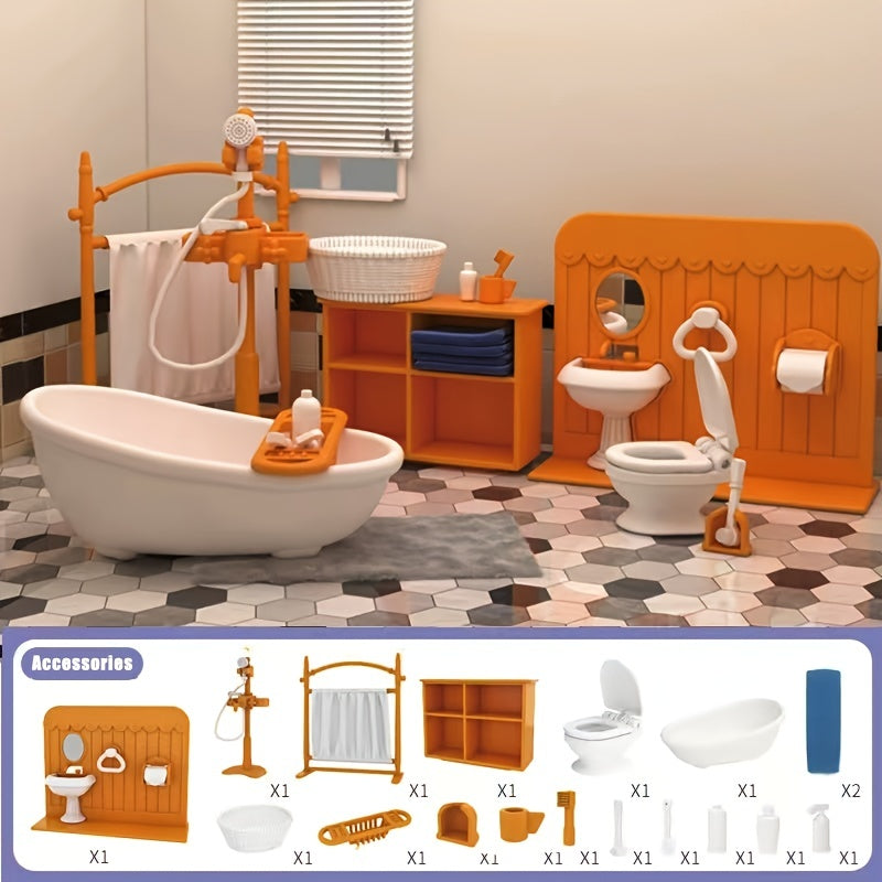 Doll Furniture Dollhouse Accessories Mini Housewarming DIY