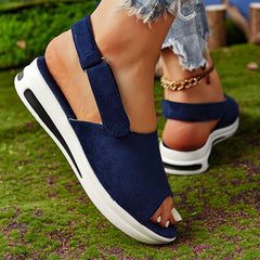 Women's Slingback Sandals Open Toe Thick Bottom Summer Sandals