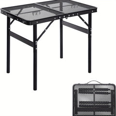 Portable Folding Table Adjustable Height for Indoor Outdoor Travel BBQ Beach