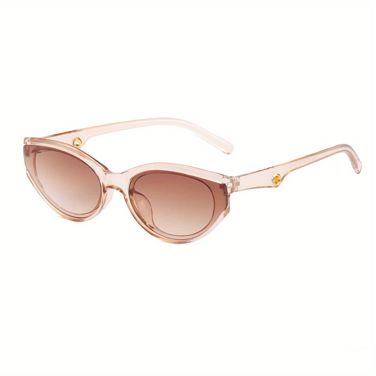 Unisex Oval Round Cat Eye Multicolor Small Sunglasses