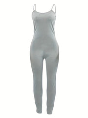 Spaghetti Strap Bodycon Jumpsuit