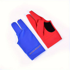 1pc Spandex Snooker Billiard Glove Pool Three Finger Glove For Left Hand