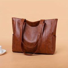 Large Capacity Tote Shoulder Bag Zipper Storage Bag