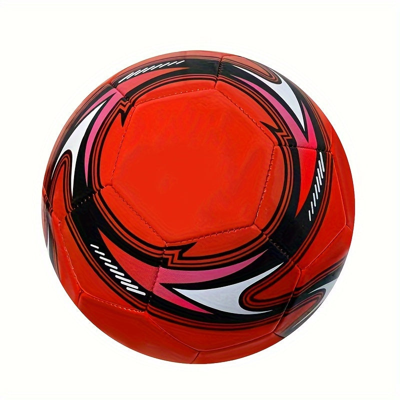 Size 5 Spiral Soccer Ball Match Weight Durable Football