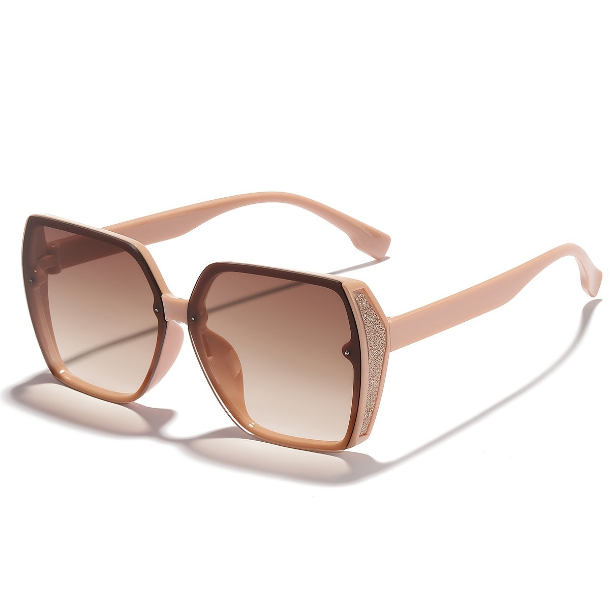 Square Large Frame Shade Sunglasses Women UV Protection Unisex