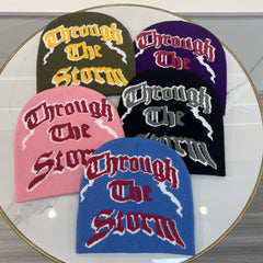 Candy ST Hip Hop Letter Hipster Hat Beanie Knitted Hat Casual Warm Elastic