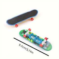LED Light Mini Alloy Fingerboard Professional Finger SkateBoard