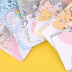 Cartoon Animal Sticky Notes 45 Sheets
