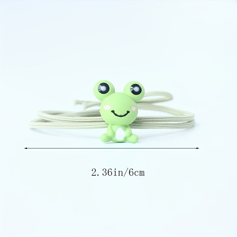 Frog Hair Tie Seamless Hair Rope Elastic Ponytail Holder Hair Accessories
