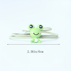 Frog Hair Tie Seamless Hair Rope Elastic Ponytail Holder Hair Accessories