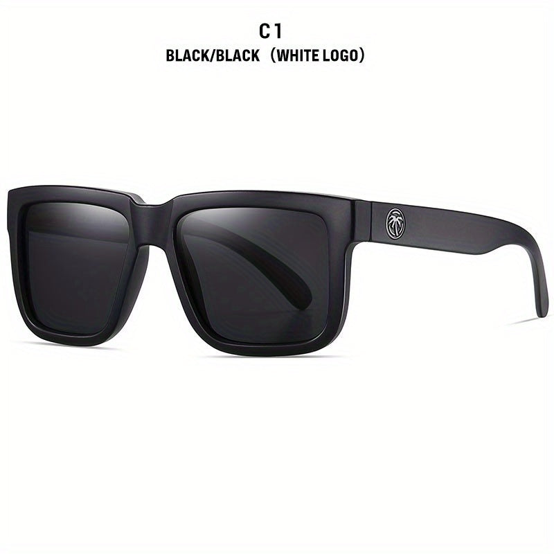 Square Frame Polarized Sunglasses Men's UV Protection Holiday Outdoor Beach