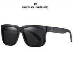 Square Frame Polarized Sunglasses Men's UV Protection Holiday Outdoor Beach