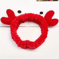Cartoon Crab Headband for Women Girls - Skincare Hair Band