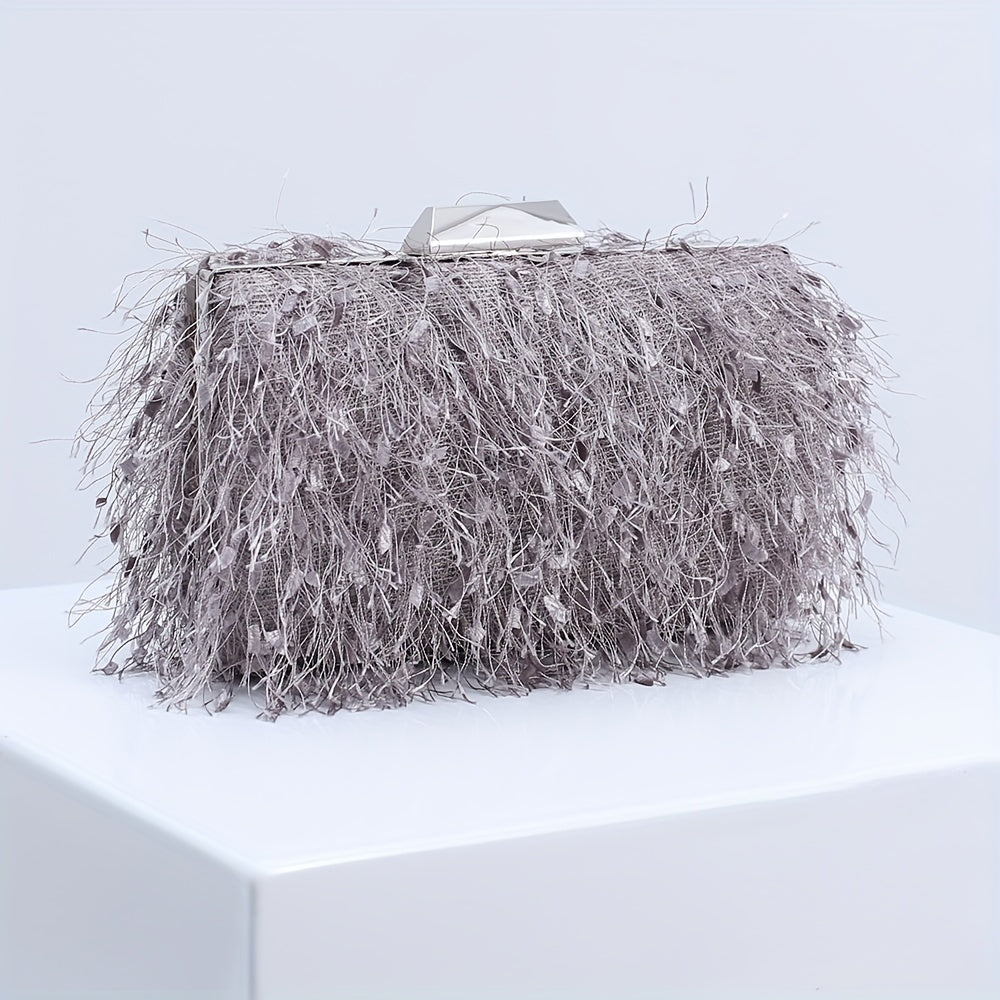 Tassel Decor Clutch Evening Bag for Party Women