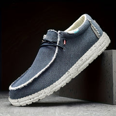  Men's Canvas Loafers Breathable Non Slip Sneakers