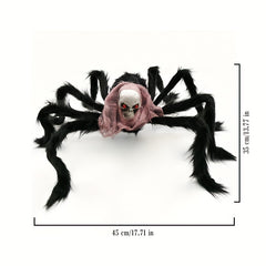 Plush Horror Spider Halloween Ornament