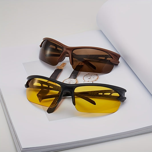 Y2K Wrap Around Sunglasses Windproof UV400