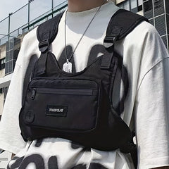 Rig Chest Bag Hip Hop Streetwear Large Capacity Waist Bag