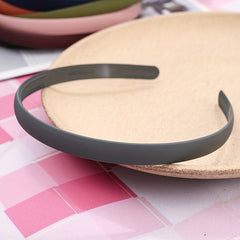 9pcs Matte Headband Skinny Head Hoop Solid Headdress Nonslip Hair Band