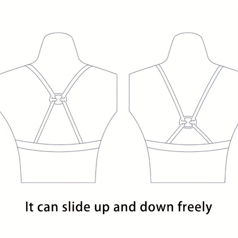 4pcs Back Bra Control Clips Anti light Cross Buckles Underwear Accessories