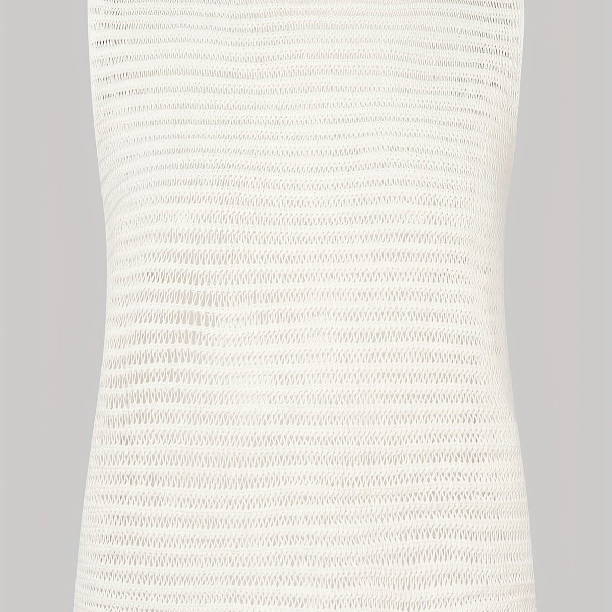 Sleeveless Knitted Top Summer Solid Casual Top Women's Clothing
