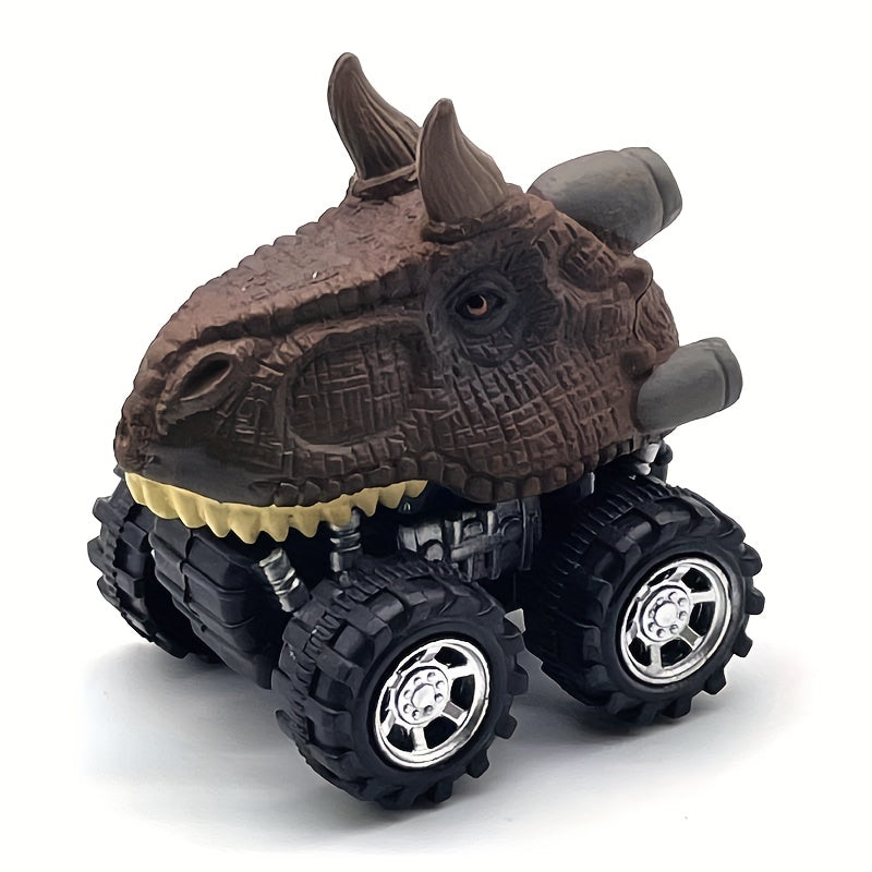 Dino Toy Pull Back Cars Mini Monster Truck Big Tires