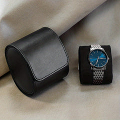 PU Leather Watch Storage Box Dustproof Mechanical Watch Box Portable Display Box