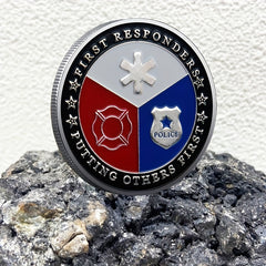 First Responders Courage Challenge Coin Gift for Collection