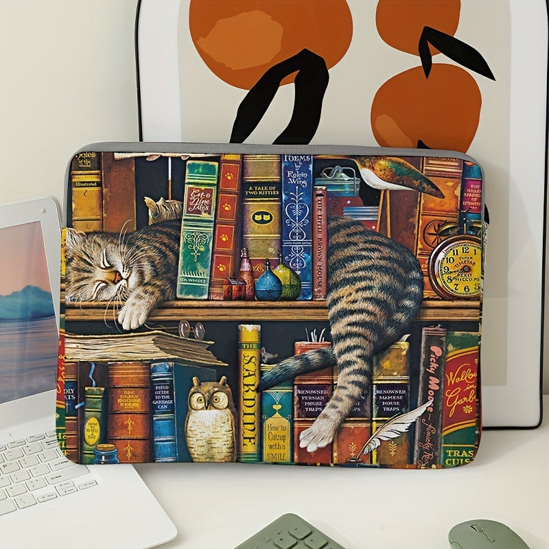 Soft Laptop Sleeve Case Bag Cover Tablet Bookcase Leather