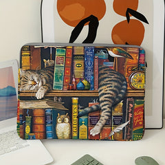 Soft Laptop Sleeve Case Bag Cover Tablet Bookcase Leather