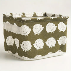 Mini Storage Basket Organizer For Makeup Book Baby Toy Canvas Bag