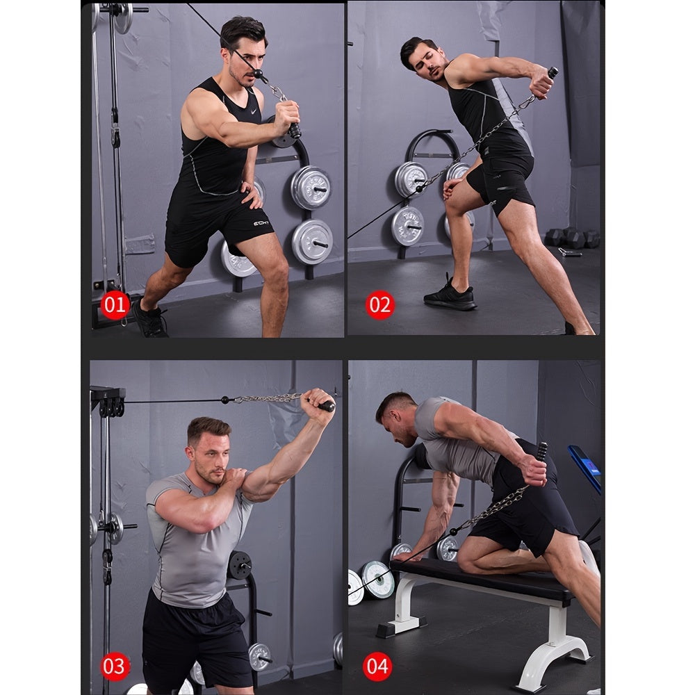 Tricep Training Handle Pull Up Hand Grips for Cable Machine Push Down Gym Handle