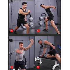 Tricep Training Handle Pull Up Hand Grips for Cable Machine Push Down Gym Handle