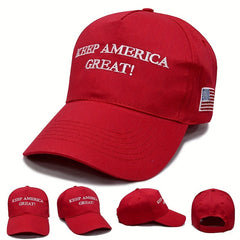 Flag Embroidery Baseball Cap Couple Sun Hat