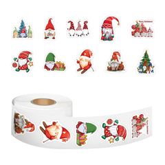 Christmas Gnome Vinyl Stickers, Cute Cartoon Decals Waterproof