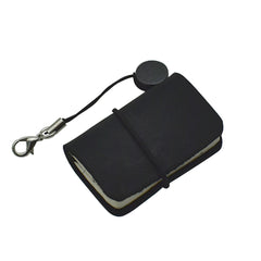 Mini Leather Cover Notebook Portable Travel Journal Memorandum Clasp Writing