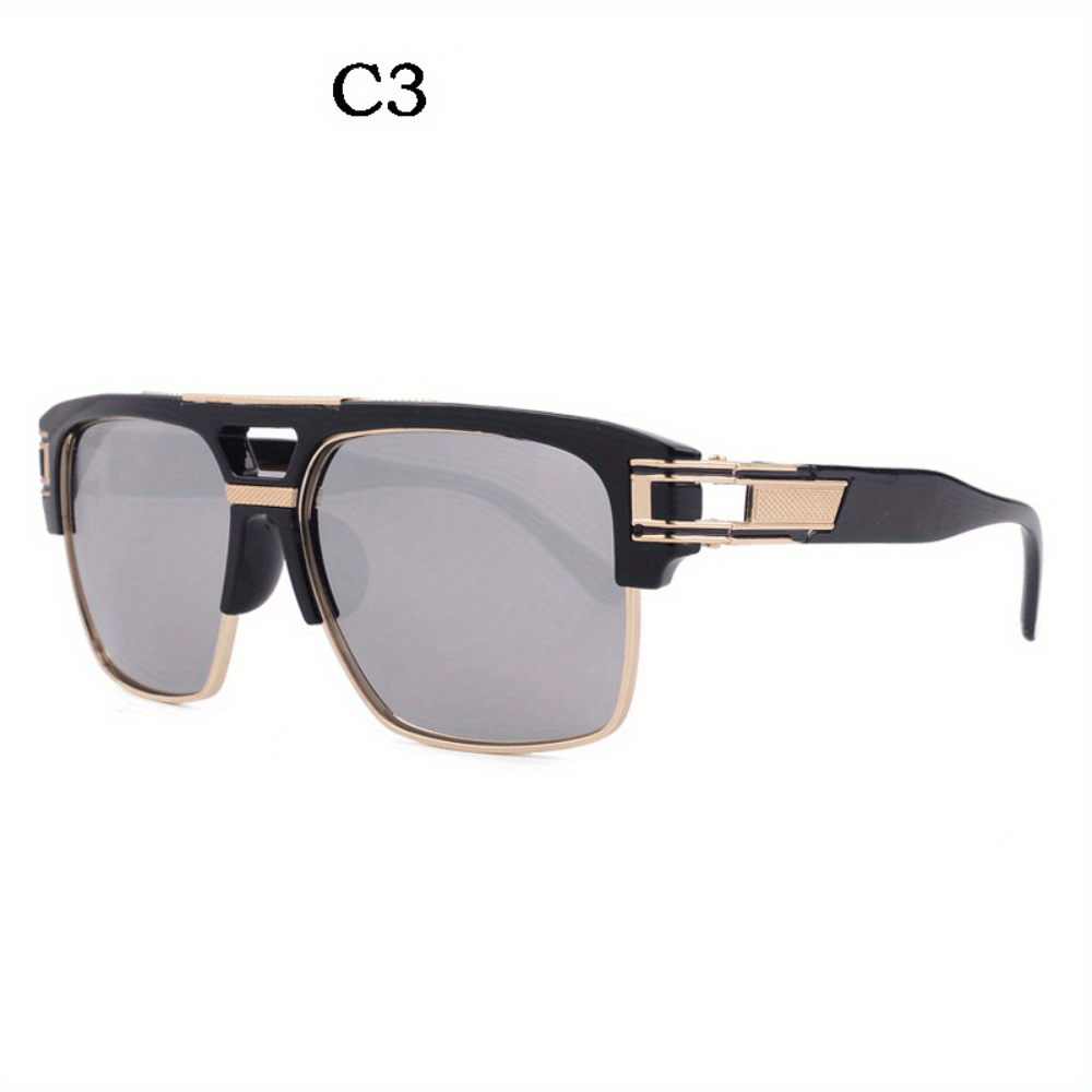 Vintage Square Frame Sunglasses for Men