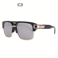 Vintage Square Frame Sunglasses for Men
