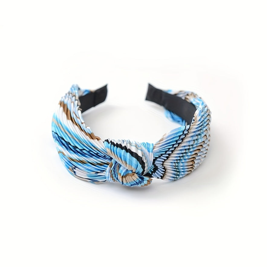 Boho Rainbow Headband Wide Headdress Hair Accessories For Women Girls