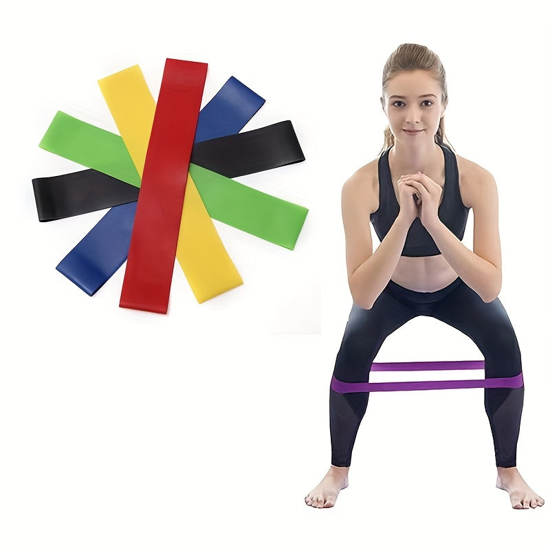 Elastic Resistance Bands Yoga Pilates Workout Gym Equipment