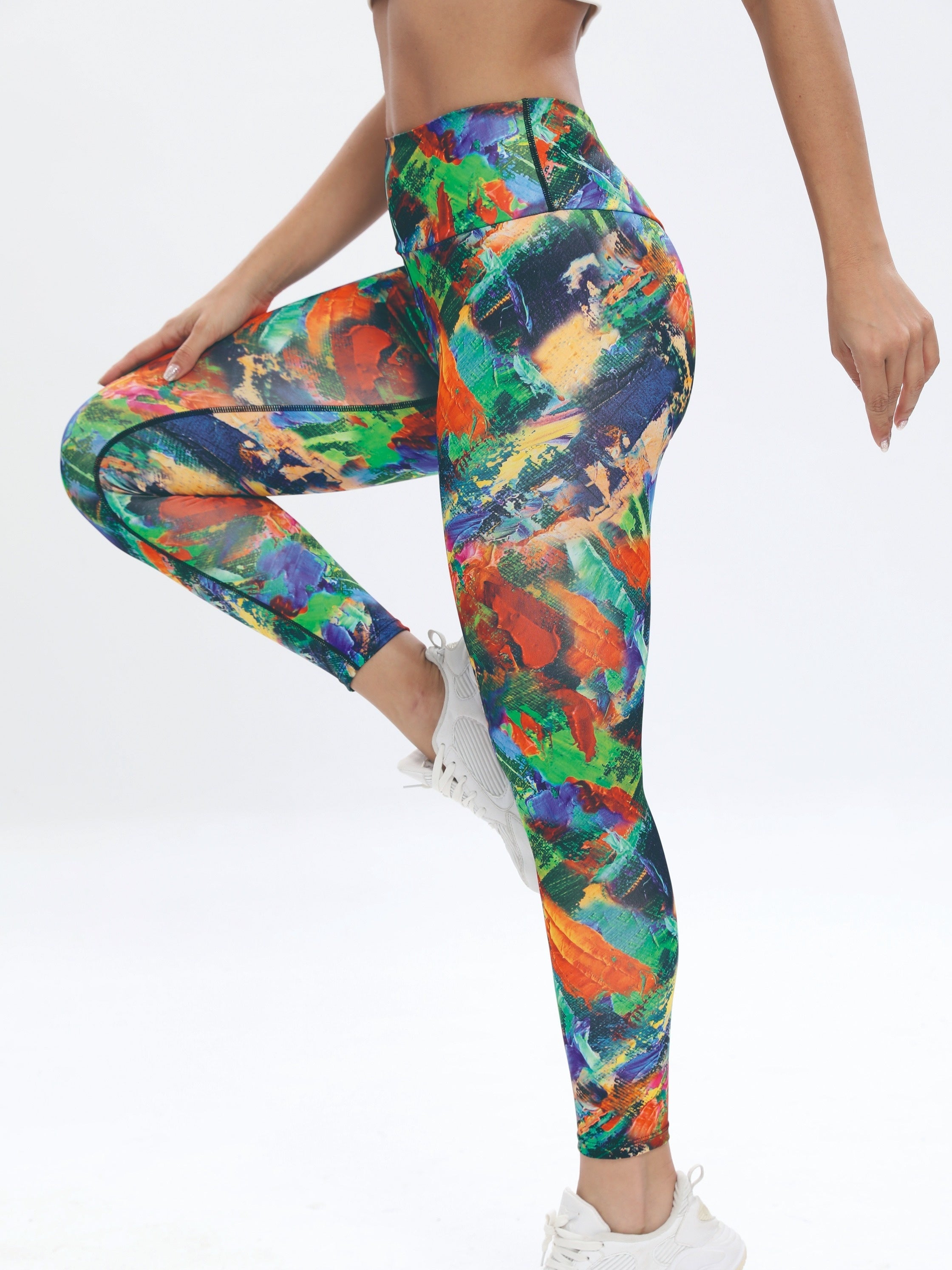 Women's Casual Yoga Pants Slim Fit High Stretch Leggings