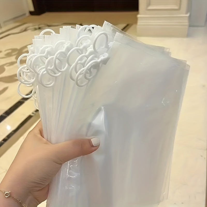 Thick Zipper Bags Stationery Storage Travel Cosmetic Transparent Storage