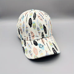 Painted Leaves Baseball Cap Men's Outdoor Leisure Vacation Hat Spring And Summer