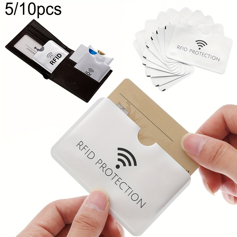 10pcs RFID Blocking Wallet Credit Card Case