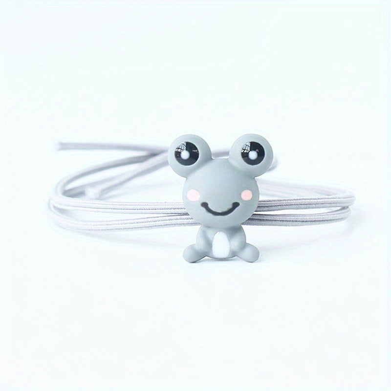 Frog Hair Tie Seamless Hair Rope Elastic Ponytail Holder Hair Accessories
